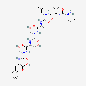 L-Leucyl-L-valyl-L-leucyl-L-alanyl-L-seryl-L-seryl-L-seryl-L-phenylalanine