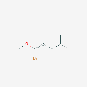 1-Bromo-1-methoxy-4-methylpent-1-ene