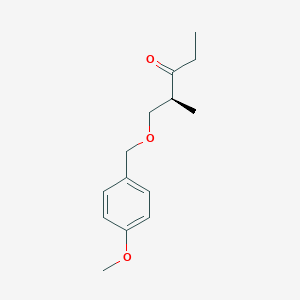 3-Pentanone, 1-[(4-methoxyphenyl)methoxy]-2-methyl-, (2S)-