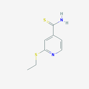 2-Ethylthio-4-pyridinecarbothioamide