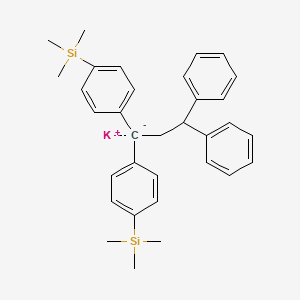 potassium;[4-[3,3-diphenyl-1-(4-trimethylsilylphenyl)propyl]phenyl]-trimethylsilane