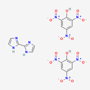 2-(1H-imidazol-2-yl)-1H-imidazole;2,4,6-trinitrophenol