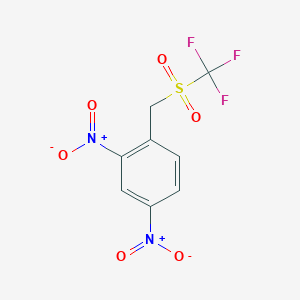 2,4-Dinitro-1-[(trifluoromethanesulfonyl)methyl]benzene