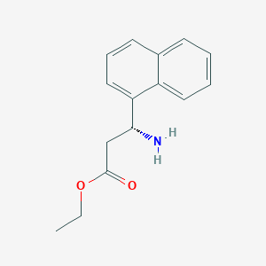 Ethyl (betaR)-beta-amino-1-naphthalenepropanoate