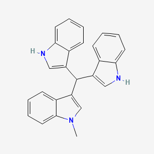 1H-Indole, 3-(di-1H-indol-3-ylmethyl)-1-methyl-