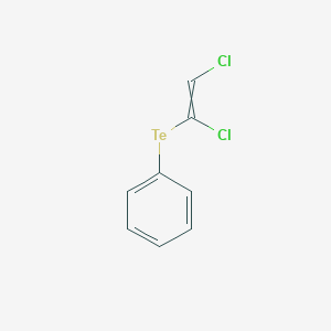 [(1,2-Dichloroethenyl)tellanyl]benzene