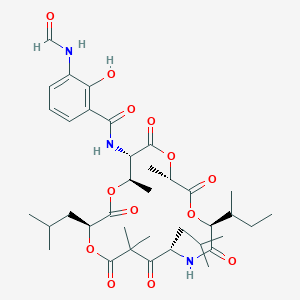 molecular formula C37H53N3O13 B1256721 Respirantin 
