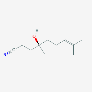 (4R)-4-Hydroxy-4,8-dimethylnon-7-enenitrile