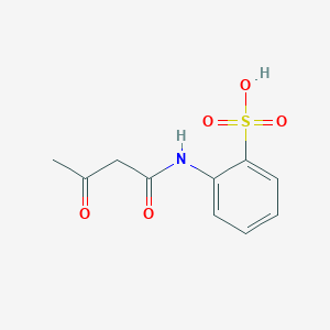 2-(3-Oxobutanamido)benzene-1-sulfonic acid