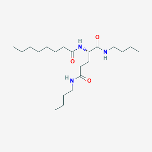 N~1~,N~5~-Dibutyl-N~2~-octanoyl-L-glutamamide