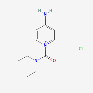 4-Amino-1-(diethylcarbamoyl)pyridin-1-ium chloride