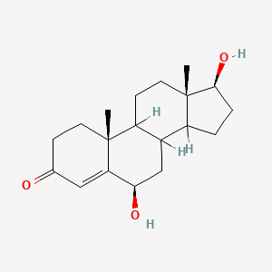 molecular formula C19H28O3 B1256732 6beta-Hydroxy testosterone 