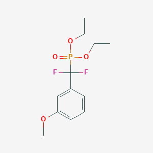 Phosphonic acid, [difluoro(3-methoxyphenyl)methyl]-, diethyl ester