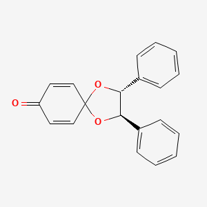 1,4-Dioxaspiro[4.5]deca-6,9-dien-8-one, 2,3-diphenyl-, (2R,3R)-