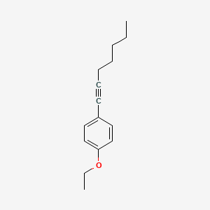 1-Ethoxy-4-(hept-1-YN-1-YL)benzene