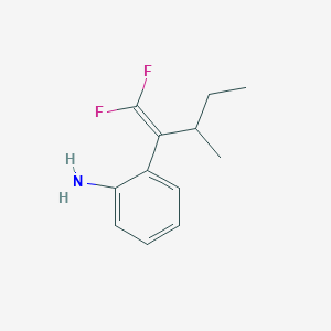 2-(1,1-Difluoro-3-methylpent-1-en-2-yl)aniline