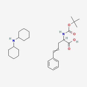 N-cyclohexylcyclohexanamine; 2-[(2-methylpropan-2-yl)oxycarbonylamino]-5-phenyl-pent-4-enoic acid