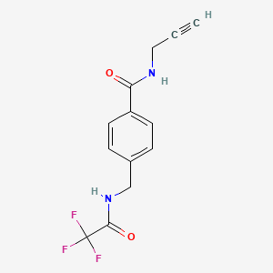 Benzamide, N-2-propynyl-4-[[(trifluoroacetyl)amino]methyl]-