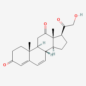 molecular formula C21H26O4 B1256740 21-Hydroxypregna-4,6-diene-3,12,20-trione 