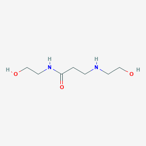 N,N~3~-Bis(2-hydroxyethyl)-beta-alaninamide