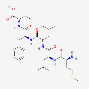 L-Methionyl-L-leucyl-L-leucyl-L-phenylalanyl-L-valine