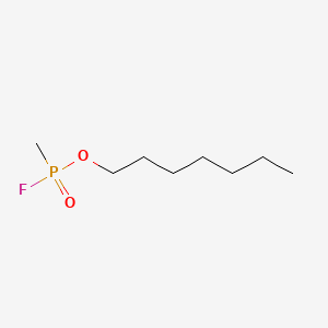 molecular formula C8H18FO2P B12567515 n-Heptyl methylphosphonofluoridate CAS No. 162085-82-7