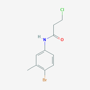 Propanamide, N-(4-bromo-3-methylphenyl)-3-chloro-