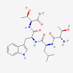 L-Threonyl-L-leucyl-L-tryptophyl-L-threonine