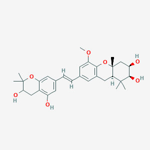 molecular formula C30H38O7 B1256759 schweinfurthin H 