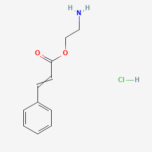 2-Aminoethyl 3-phenylprop-2-enoate;hydrochloride