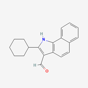 2-cyclohexyl-1H-benzo[g]indole-3-carbaldehyde