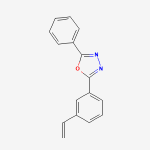 2-(3-Ethenylphenyl)-5-phenyl-1,3,4-oxadiazole