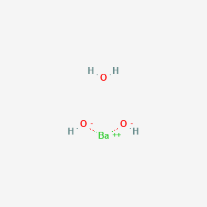 molecular formula BaH4O3 B1256788 氢氧化钡一水合物 CAS No. 22326-55-2