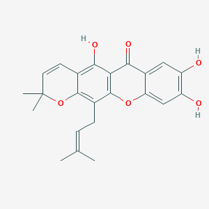 5,8,9-trihydroxy-2,2-dimethyl-12-(3-methylbut-2-enyl)pyrano[3,2-b]xanthen-6-one