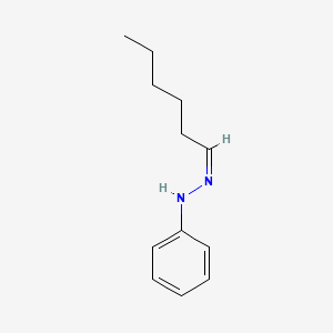 molecular formula C12H18N2 B1256798 Hexanal phenyl hydrazone 