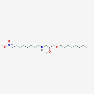 1-[(8-Nitrooctyl)amino]-3-(octyloxy)propan-2-ol