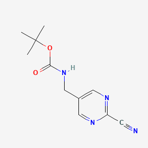 Tert-butyl (2-cyanopyrimidin-5-YL)methylcarbamate