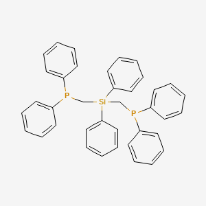 Phosphine, [(diphenylsilylene)bis(methylene)]bis[diphenyl-