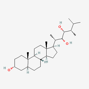 molecular formula C28H50O3 B1256803 6-Deoxotyphasterol 