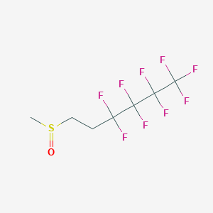 1,1,1,2,2,3,3,4,4-Nonafluoro-6-(methanesulfinyl)hexane