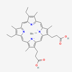 molecular formula C34H36MnN4O4 B1256805 Mn-Mesoporphyrin 
