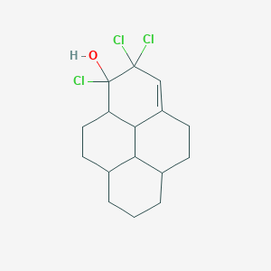 1,2,2-Trichloro-1,2,4,5,5a,6,7,8,8a,9,10,10a,10b,10c-tetradecahydropyren-1-ol