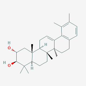 molecular formula C29H42O2 B1256806 Beccaridiol 