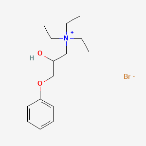 1-Propanaminium, N,N,N-triethyl-2-hydroxy-3-phenoxy-, bromide