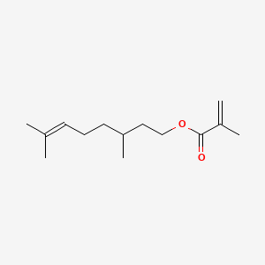 molecular formula C14H24O2 B1256809 3,7-Dimethyl-6-octenyl methacrylate CAS No. 38582-32-0