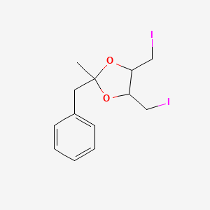 2-Benzyl-4,5-bis(iodomethyl)-2-methyl-1,3-dioxolane