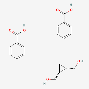 Benzoic acid--[(1R,2S)-cyclopropane-1,2-diyl]dimethanol (2/1)