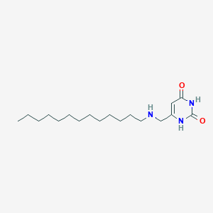 6-[(Tridecylamino)methyl]pyrimidine-2,4(1H,3H)-dione