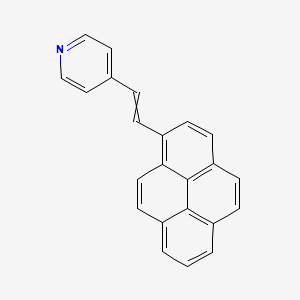 4-[2-(Pyren-1-YL)ethenyl]pyridine