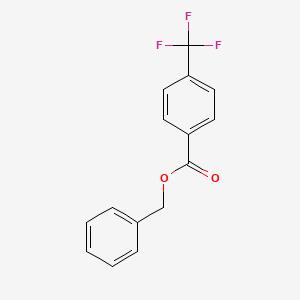 Benzoic acid, 4-(trifluoromethyl)-, phenylmethyl ester